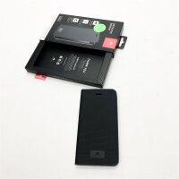 Black Rock Booklet Pure kompatibel mit APPLE iPhone 6/6S/7/8 Schwarz