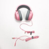 Razer Kraken - Gaming Headset (Kabelgebundene Headphones für PC, PS4, Xbox One & Switch, 50mm Treiber, 3,5mm Audio-Klinkenstecker mit In-Line Fernbedienung) Pink / Quartz