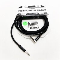 Roland Black series 3M instrument cable, angled/straight...