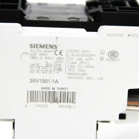 Siemens 3RV1421-1GA10 Leistungsschutzschalter 4,5-6,3A + 3RV1901-1A