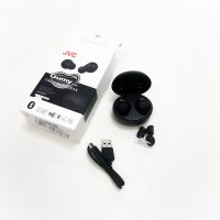 JVC Gumy Mini True Wireless Earbuds [Amazon Exclusive Edition], Bluetooth 5.1, splash water protection (IPX4), long battery life (up to 15 hours)-HA-Z55T-B (black)