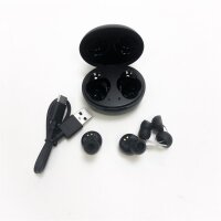 JVC Gumy Mini True Wireless Earbuds [Amazon Exklusiv Edition], Bluetooth 5.1, Spritzwasserschutz (IPX4), Lange Akkulaufzeit (bis zu 15 Std.) - HA-Z55T-B (Schwarz)