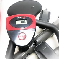 FITFIU Fitness BEST-100 - Ultrakompakter Heimtrainer mit 5kg Schwungscheibe, einstellbar in 8 Stufen, LCD-Bildschirm, Pedale mit Befestigungsriemen, max. 100kg