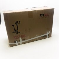 FITFIU Fitness BEST-100 - Ultrakompakter Heimtrainer mit 5kg Schwungscheibe, einstellbar in 8 Stufen, LCD-Bildschirm, Pedale mit Befestigungsriemen, max. 100kg