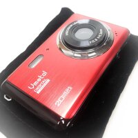Vmotal GDC80x2 Compact digital camera / 20 MP / FHD compact camera / 8x digital zoom / 2.8 "TFT LCD screen camera for children / beginners / older people gift (red)