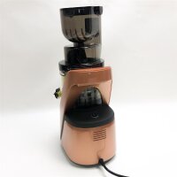 Biochef Quantum Slow Juicer - juicer with a strong 400 W engine, large filler shaft (8*8cm) & lots of accessories (bronze)