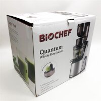 BioChef Quantum Slow Juicer - Entsafter mit bärenstarkem 400 W Motor, großem Einfüllschacht (8*8cm) & viel Zubehör (Bronze)