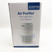 RENPHO Luftreiniger mit Automatikmodus für Allergiker, H13 HEPA-Luftfilter, Reinigung von 110 m² Fläche (<30 min), mit Luftqualitätsanzeige, Schlafmodus, Timer, filtert 99,97% der Staub, Pollen, Rauch