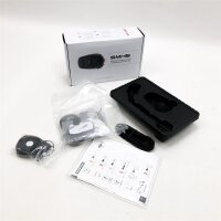Sena SMH5 Bluetooth-Kommunikationssystem für Motorräder und Roller mit Kabel- und Schwanenhalsmikrofon Doppelpack