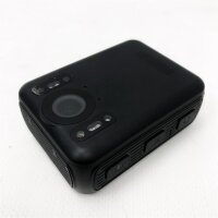 CAMMHD-Körperkamera, 2-Zoll-Display 2160P Full HD, Infrarot-Nachtsicht, tragbare Sicherheitskamera mit Ton, Warnlicht, 2000 mAh*2, Aufnahme 10-15 Stunden, wasserdicht,bodycam(64G)