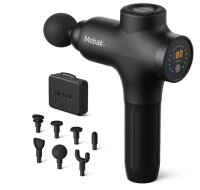 Mebak 3 Black Massage Gun Massage Gun Muscle Massager Electric Hand Massager Fascia Deep Tissue for Neck Back Body Portable with Quiet Brushless Motor 7 Heads 5 Speeds