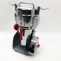 300g 1500W Elektrische Getreidemühle 30S Schnelle Superfine Schrotmühle für Kaffeebohnen/Muskatnuss/Zimt/Tonkabohnen/Langpfeffer und andere getrocknete Gewürze Edelstahl Mühlen CGOLDENWALL