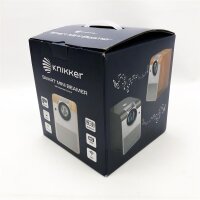Knikker Mini projector for smartphone with WiFi Bluetooth, Smart Projektor, Full HD 1080p Heimkino (Metal)