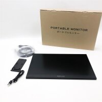 Portable screen, wall -mounted 17.3 inch 1080p Ips Computer Gaming Split Split Screen with 2 Type C connections, mini HDMI connection, mobile 4K screen, mobile display