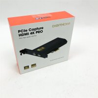 Digitnow! 4KP60 PAILHROUGH, LIVE Gamer, PCI-E Video Digitizer HDMI Capture Map, extremely low latency, ideal for Xbox, PlayStation and PC