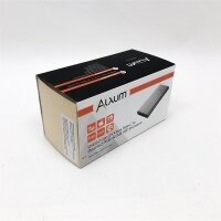 Alxum USB3.2 Gen2 10GBPS Dual Bay M.2 NVME SSD offline clone housing, USB Type C Solid-State drive housing, Support Uasp & Trim for PCIe M+B-Key 2242/2260/2280
