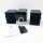 Kompaktanlage Micro-Stereoanlage mit CD-Player - Bluetooth, UKW Radio, USB, AUX-in, Micro-HiFi-System 30W, Großes Knopf und LED-Display, Fernbedienung (LP-886)