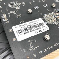 SAPOS Radeon HD 7670 graphics card, 2GB, 128 bit, GDDR3, VGA HDMI DVI-D, Graphics Card for PC, 60W, 4K graphics card for PC, GPU, PCI Express X 16