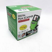 22MP DIASCANNER High-resolution, 3.5-inch LC display, converted Super 8 films, 35mm slides and negative, 110 and 126 film on Digital JPEG, supports PC and Mac, second-fold scanning process