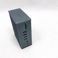 USB C Dockingstation,5K Display Universal USB 3.0Docking Station mit 6 USB-Anschlüssen, DP, SD/TF, Gigabit Ethernet und Audio Jack kompatibel mit Windows und Mac