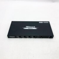 TESmart 4x4 HDMI Matrix Switch 4K at 30Hz UHD | 4 in 4 Out HDMI Matrix Switcher HDCP 1.4 Video Switcher Supports IR remote control, RS-232, power off memory function