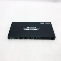 TESmart 4x4 HDMI Matrix Switch 4K bei 30Hz UHD | 4 in 4 Out HDMI Matrix Switcher HDCP 1.4 Video Switcher Unterstützt IR-Fernbedienung, RS-232, Abschaltspeicherfunktion