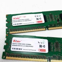 Komputerbay 8GB (2X4GB RAM) DDR3 1333MHz PC3-10600 Unbuffered NON ECC LD