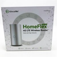 GlocalMe HomeFlex mobiler WLAN Router, Plug-and-Play Keine Installation erforderlich Unterstützt 31 Geräte gleichzeitig, 2.4G/5G GHz Mobiler WiFi Hotspot für Zuhause oder Urlaub