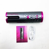 SevenPanda Automatic curly curls of automatic curling iron, cordless car curling winder Limitation with built -in battery, Ceramic Professional Locken Blacker UsB and portable