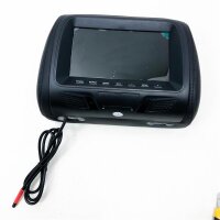 Yctze 7in 1024 x 600 Auto Kopfstütze DVD-Player, Rückenlehne MP5 Multimedia Player Kopfstützenmonitor RGB LCD-Display Unterstützung Bluetooth USB-Verstärker