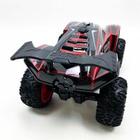 DEERC 336-86J RC Auto for children, 1/1 12 remote-controlled car waterproof 4WD crawler vehicle with 2 battery 40+ minute runtime, 5 LED light, water spray toy car outdoor and indoor for young, girls